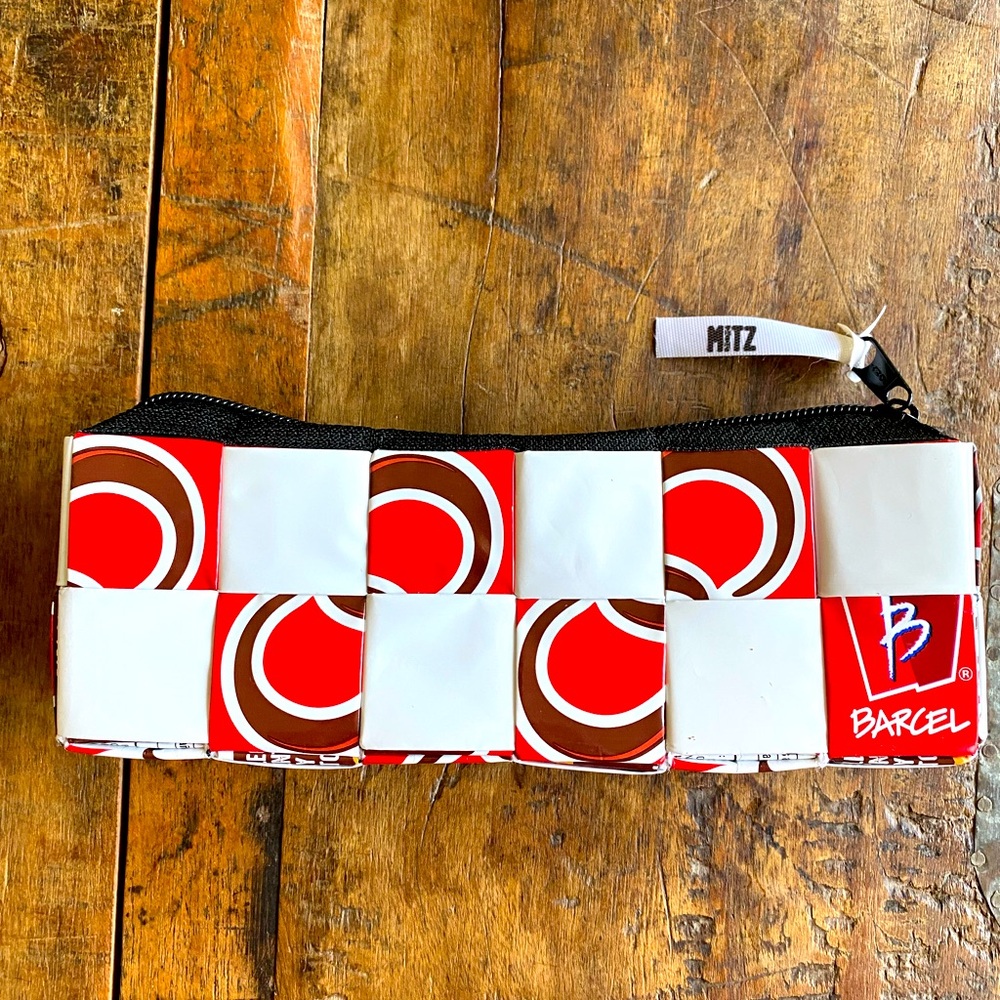 Mitz Unique Handwoven Barcel wrapper cosmetics or pencil bag